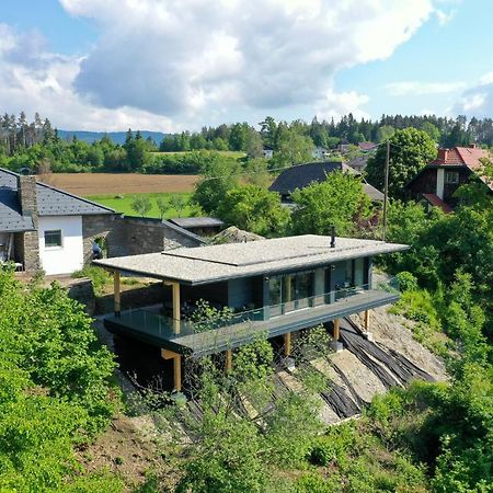 Modernes Ferienhaus Mit Panoramablick روسيغ المظهر الخارجي الصورة