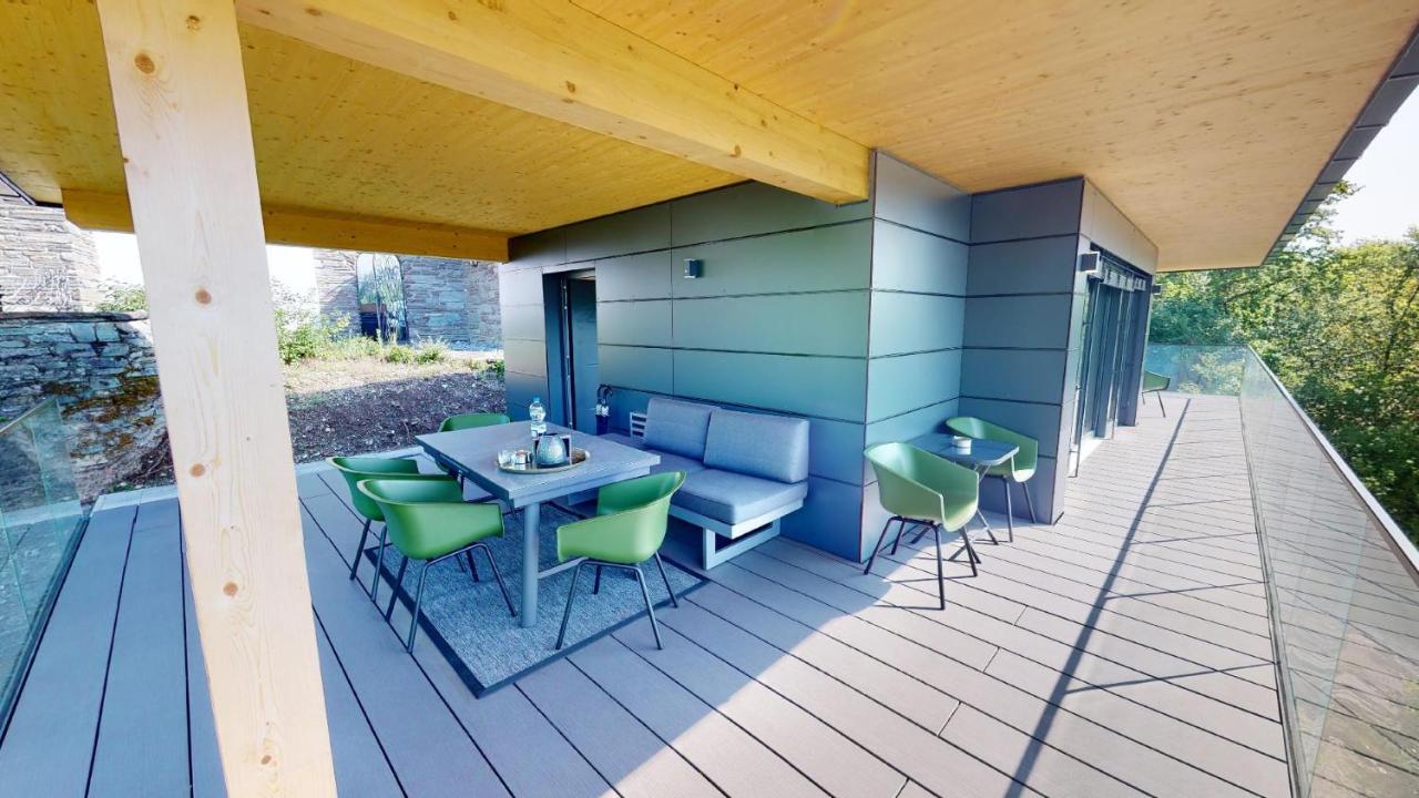 Modernes Ferienhaus Mit Panoramablick روسيغ المظهر الخارجي الصورة